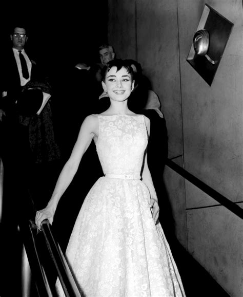 audrey hepburn white givenchy dress|audrey hepburn 1954 oscar dress.